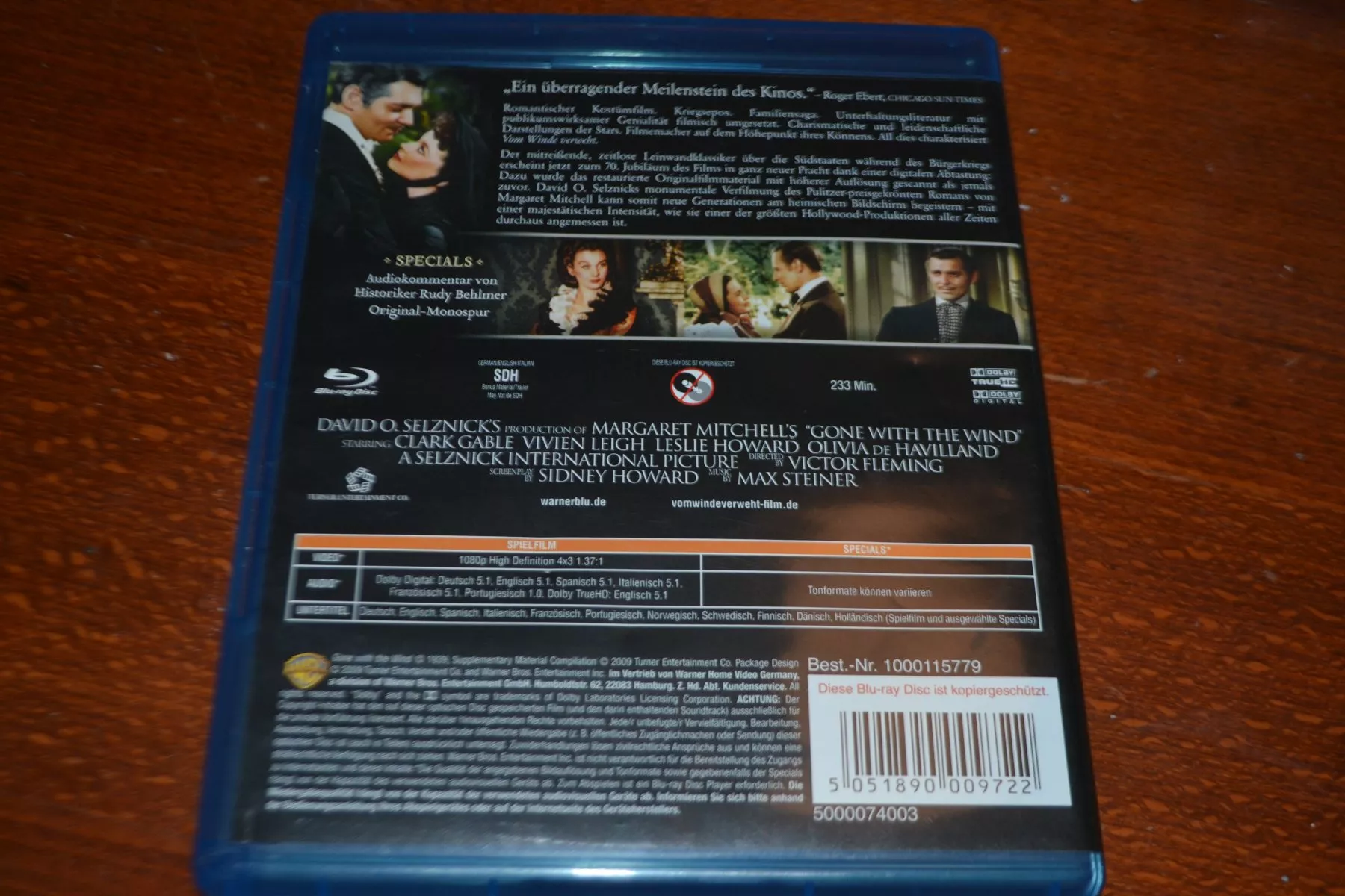Alle DVDs: Vom Winde Verweht – Gebraucht aus Laupen ZH von chefdom 1