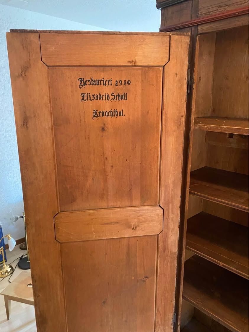 Armadi: antiker Schrank anno 1832 einteilig – Usato da Hindelbank venduto da brm_72zv 3