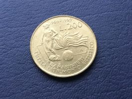 Letzte 200 Lire Italia Carabinieri 1999