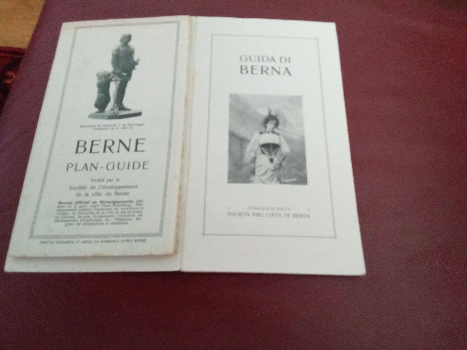 Libri: 4 ALTE STADTFÜHRER VON BERN – Usato da Muri BE venduto da Alk 9