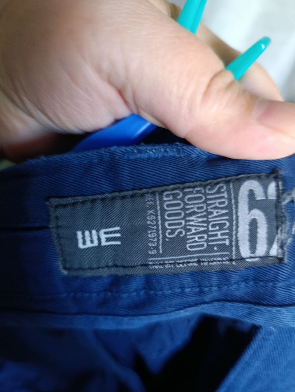 We Pantaloni: WE Hose Gr.32/32 blau – Usato da Bellach venduto da TORA4 3
