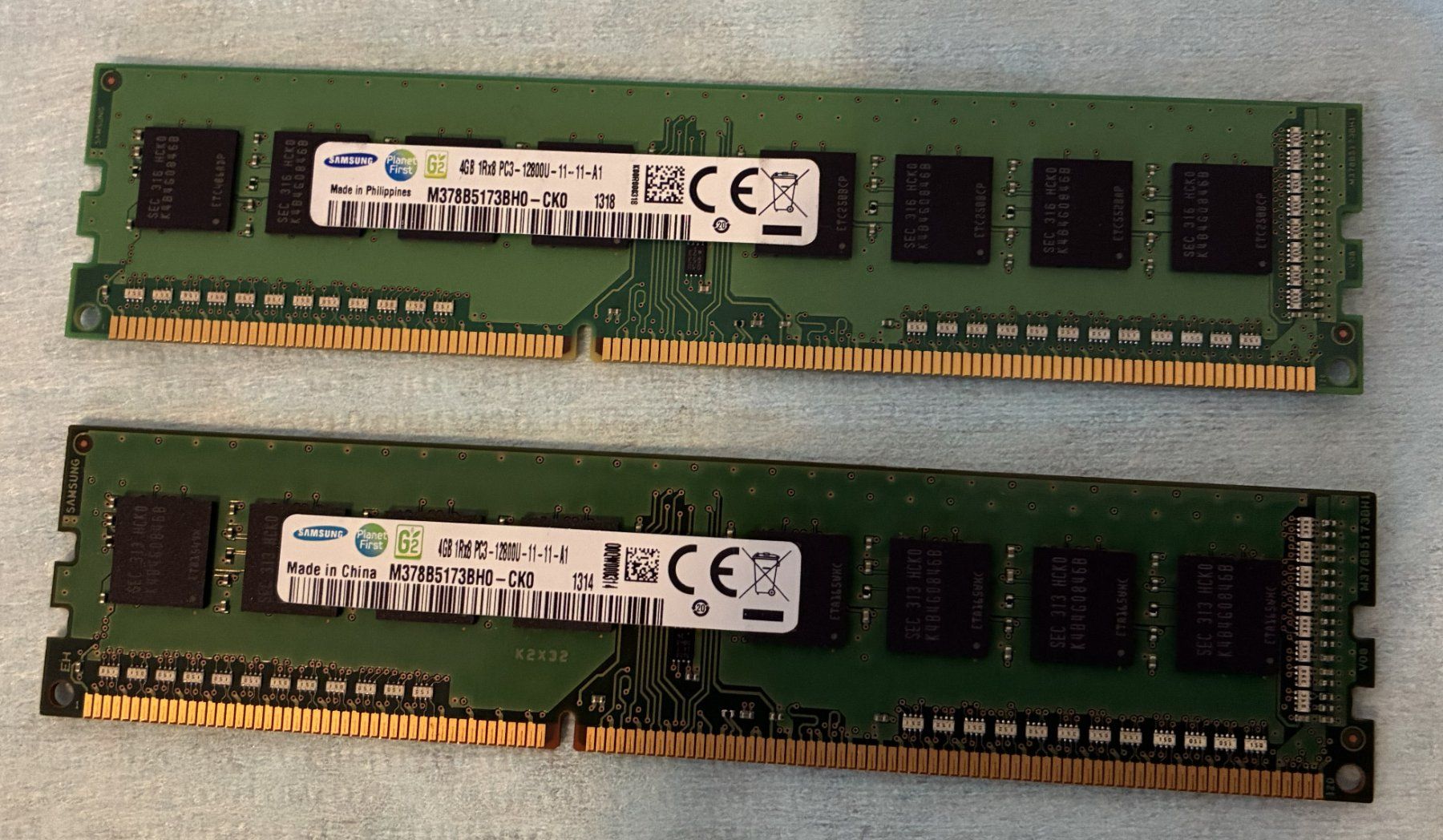Samsung Memoria / RAM: 2 x 4GB RAM Karten beide gleich  ab 1 Fr. – Usato da Köniz venduto da Habenix