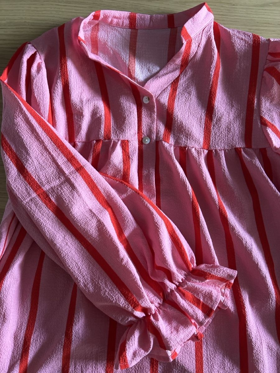 Camicette:  Bluse Pink Rot Gestreift Grösse L – Usato da Luzern venduto da maisonnoir