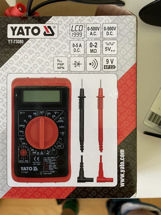Neuwertiges YATO Multimeter YT-73080 - Präzise Messungen (Neu und ...