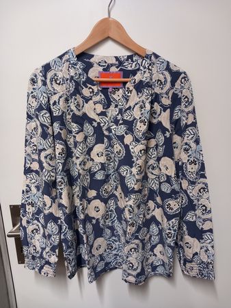 Lieblingsstück Viscose Bluse Gr.45, schönes Muster