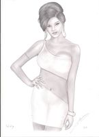 Dessin original Felicity sexy A4