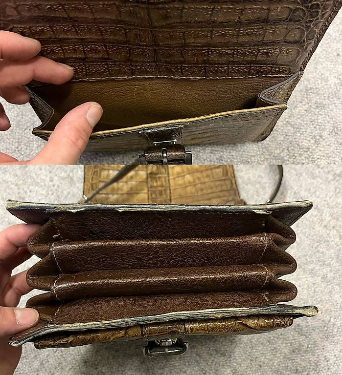 Borse da donna: Sac à main en crocodile – Usato da Biel/Bienne venduto da aml2520 4