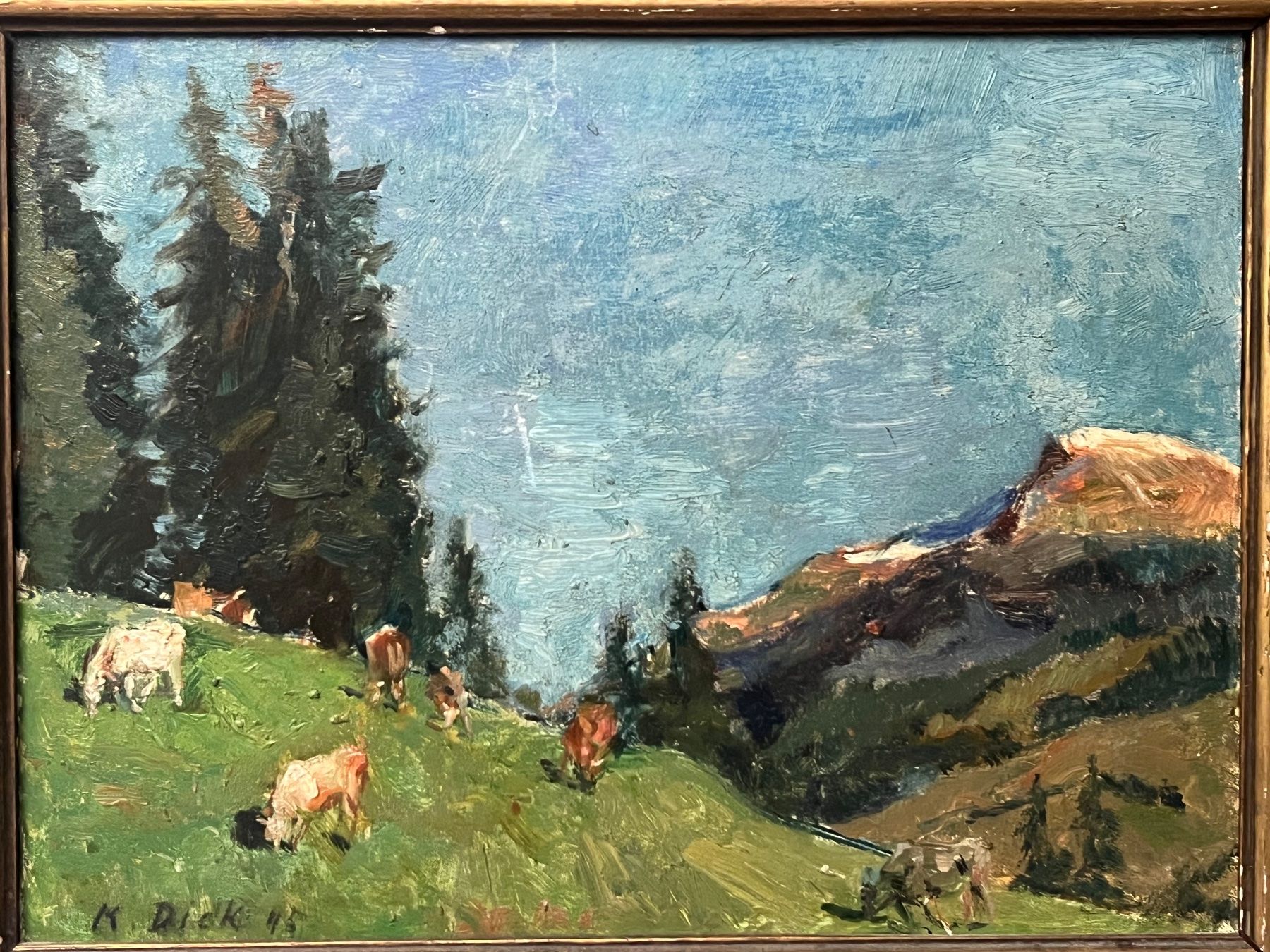 Tableaux: KARL DICK 1945 ÖlGemälde – D'occasion à Basel par PAUL_ART 3