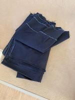 Leinen Stoff blau, hochwertig 415x135cm ideal für Möbel NEU
