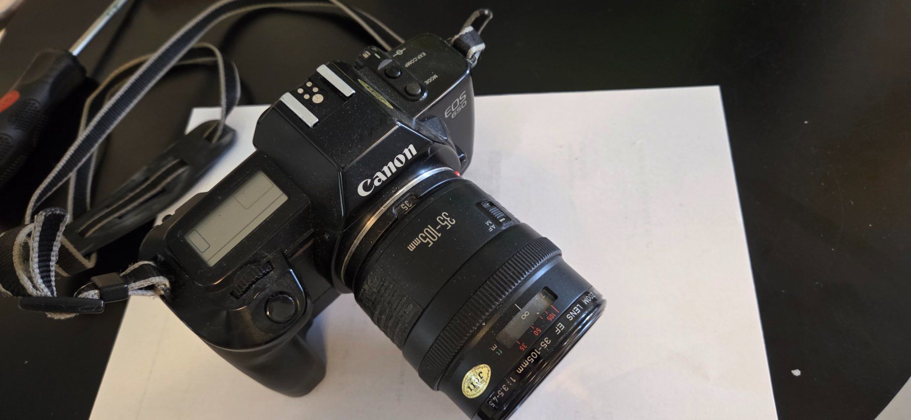 Canon Fotocamera: Canon EOS 650 analog Spiegelreflexkamera mit Objektiv – Usato da Reinach AG venduto da Goldtimer 2