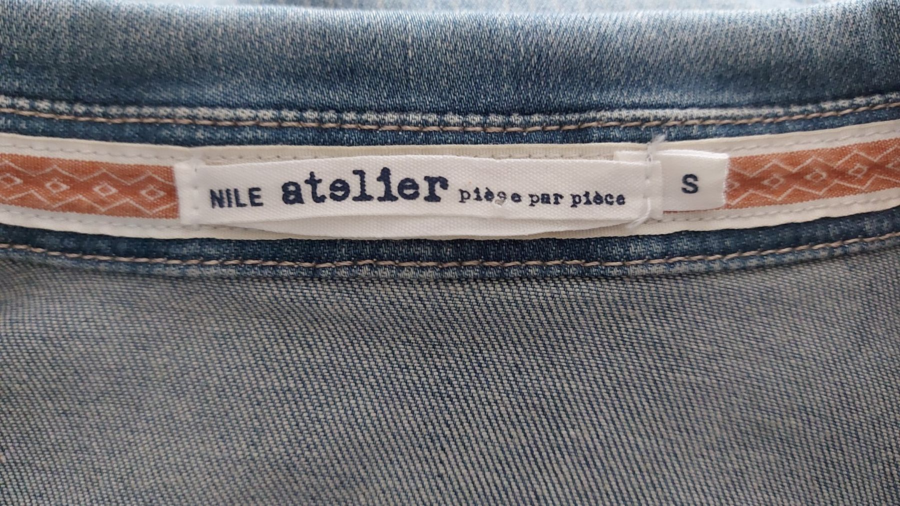 Nile Jacken: Gestreifte NILE Jeansjacke Gr. S – Gebraucht aus langenthal von rundholz7 4