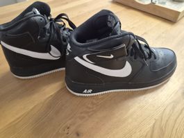 Nike Air Force 1 mid High Schwarz Grösse 44.5  US 10.5