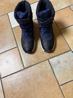 Winterstiefel Gr. 34, schwarz-blau