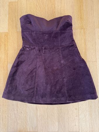 Zara Samtkleid lila Gr. M - Perfekt für den Herbst!