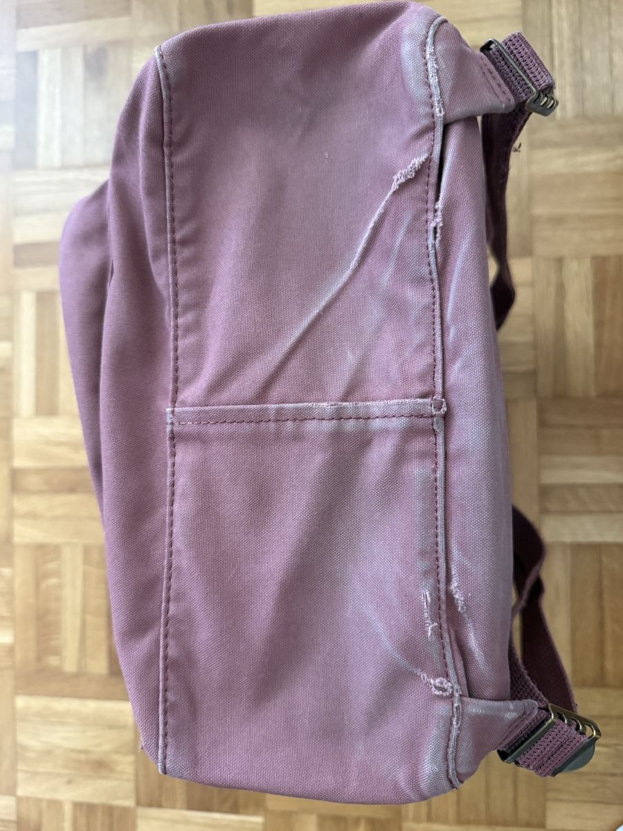 Fjällräven Zaini: Fjällräven Kanken mit Leder – Usato da Riehen venduto da Sandrita08 6