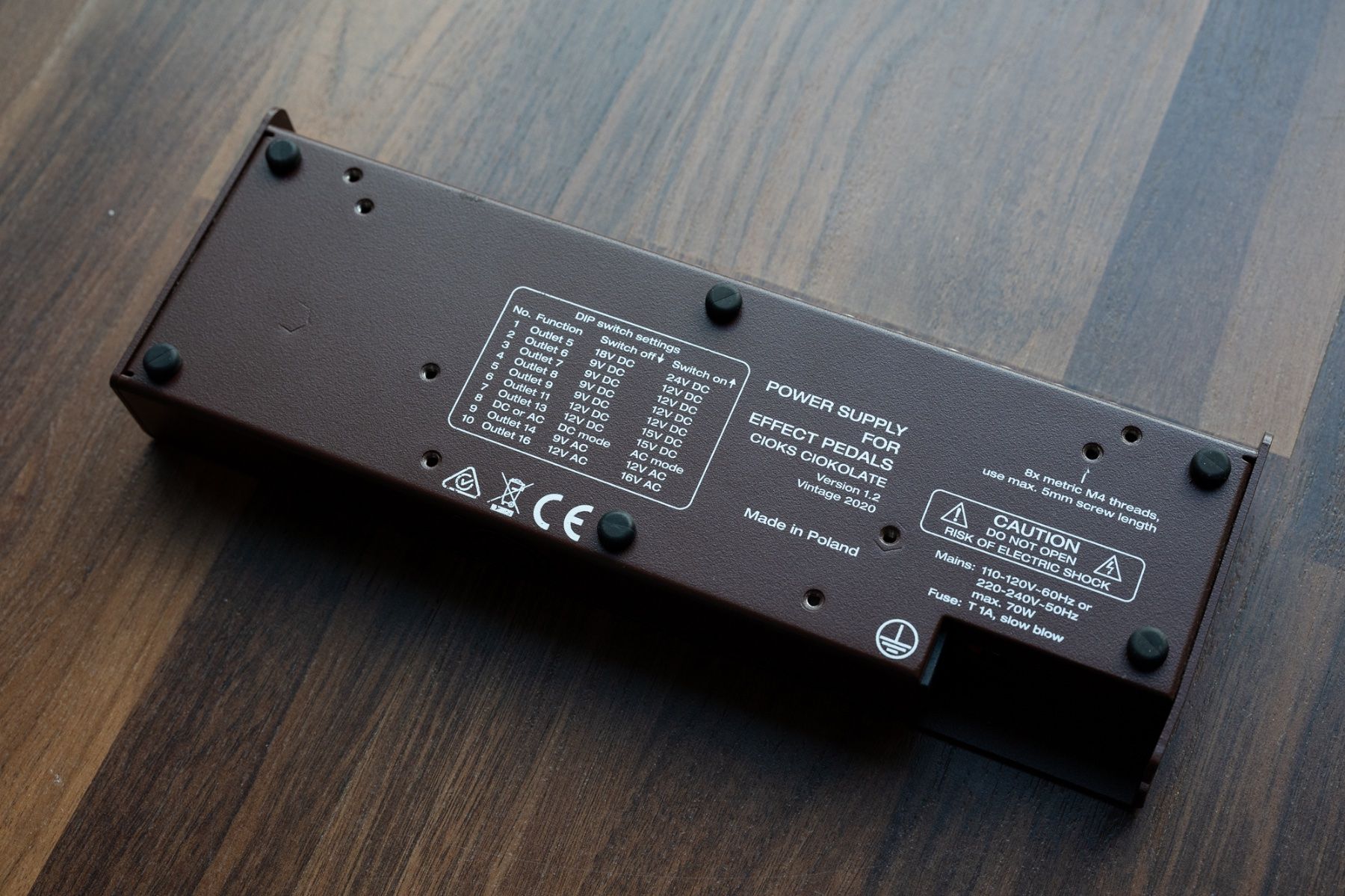 Strumenti musicali: Cioks Ciokolate - Pedal power supply – Usato da Péry venduto da Mitchproductions 4