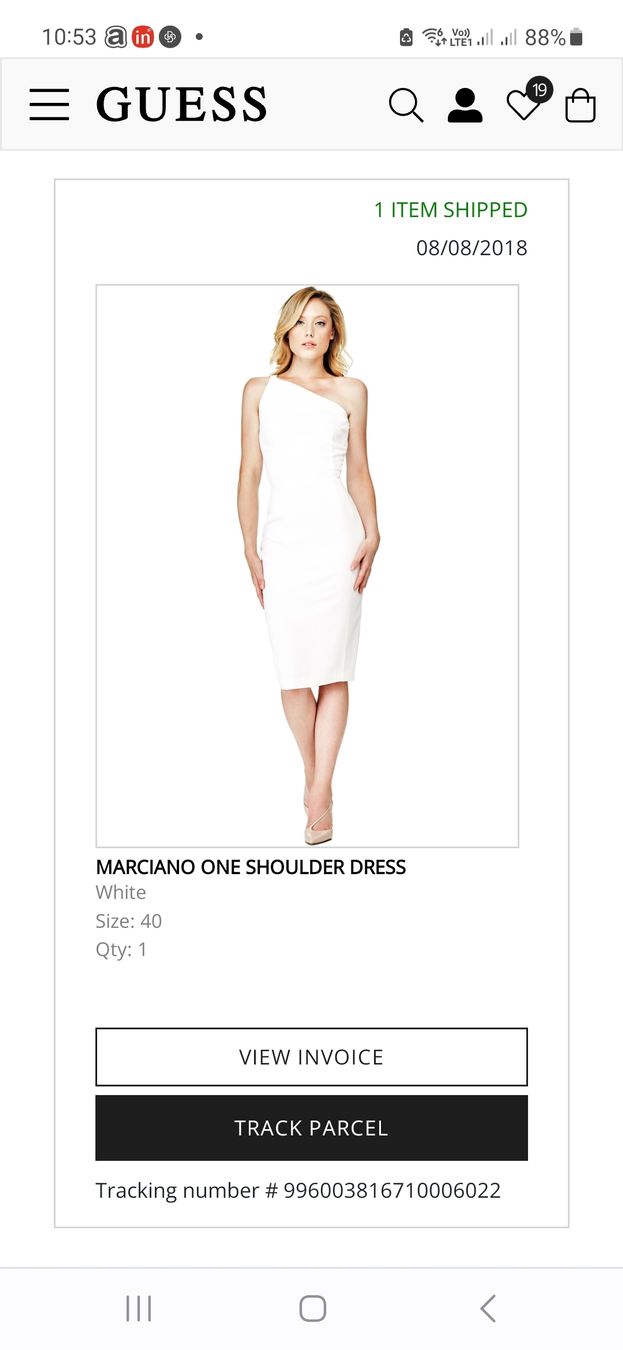 Guess Vestiti: Robe blanche Guess Marciano EU 40 – Nuovo (secondo la descrizione) da Romanel-s-Lausanne venduto da Nella25