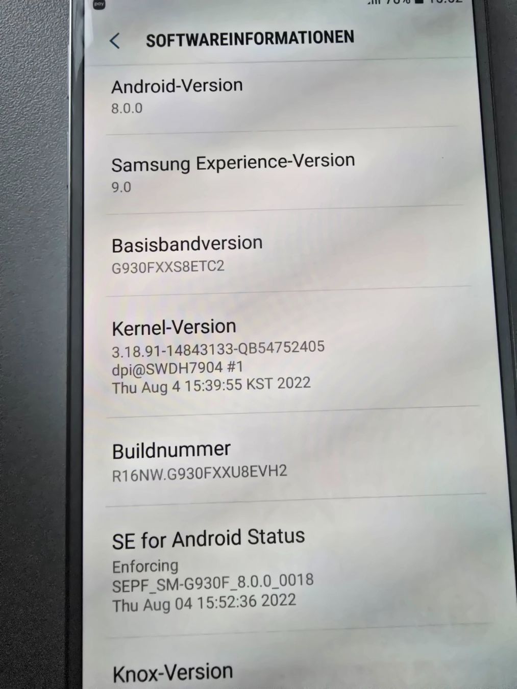 Samsung Handys / Smartphones: Samsung Galaxy S7 White Pearl 32 GB – Gebraucht aus Adligenswil von Wimi1 8