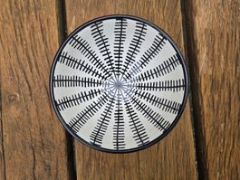 Keramik: Schale schwarz/weiss aus Marokko - Proto