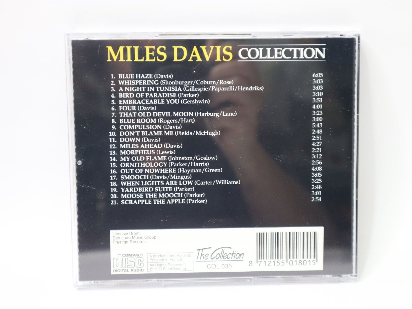 CD: CD Miles Davis Collection Hard Bop – Usato da Eschenbach SG venduto da Astalavista 1