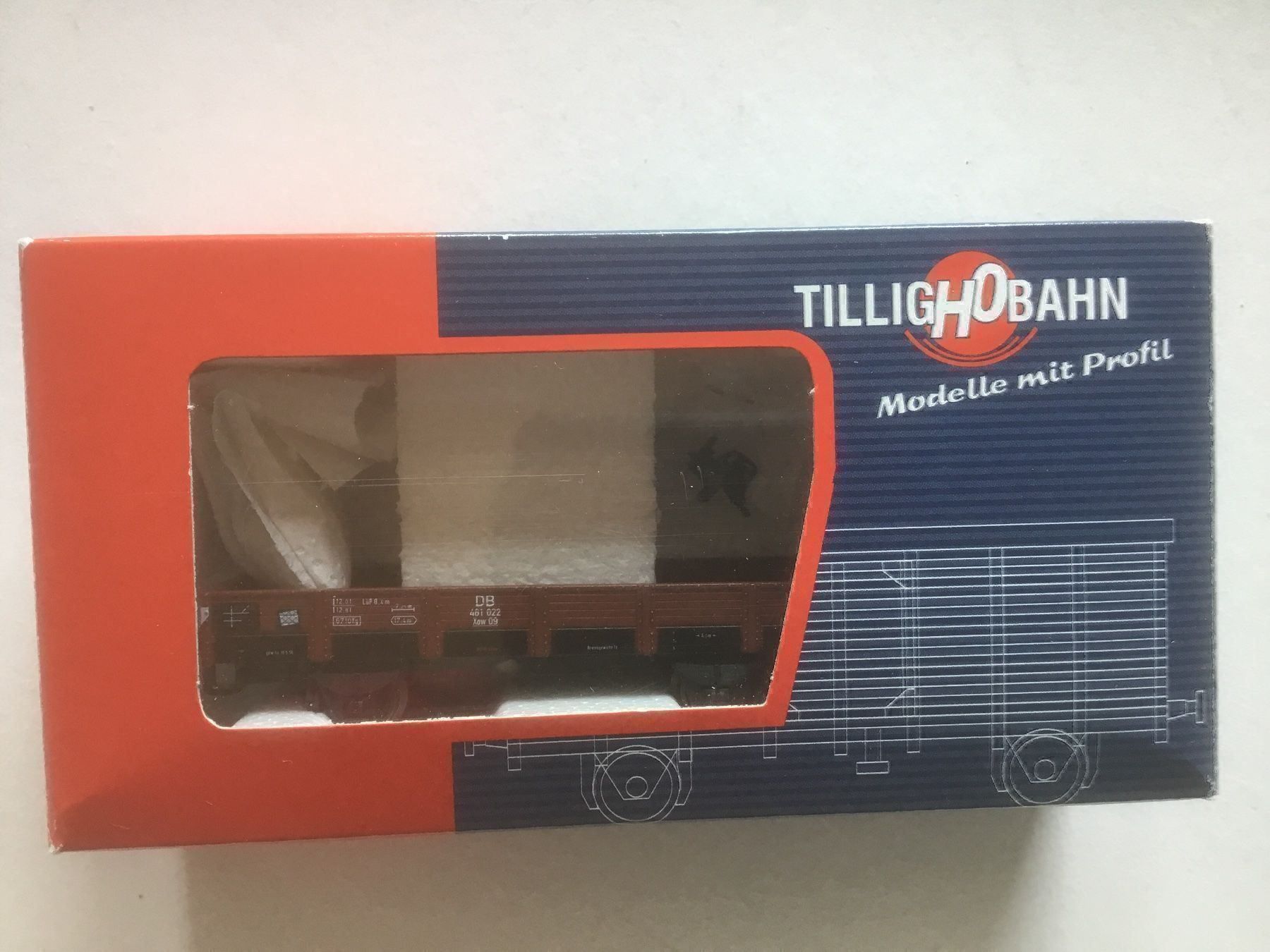 Tillig Modellini di ferrovie: Tillig H0 76524, Güterwagen der DB – Nuovo e nell'imballaggio originale da Vacallo venduto da G1965 4