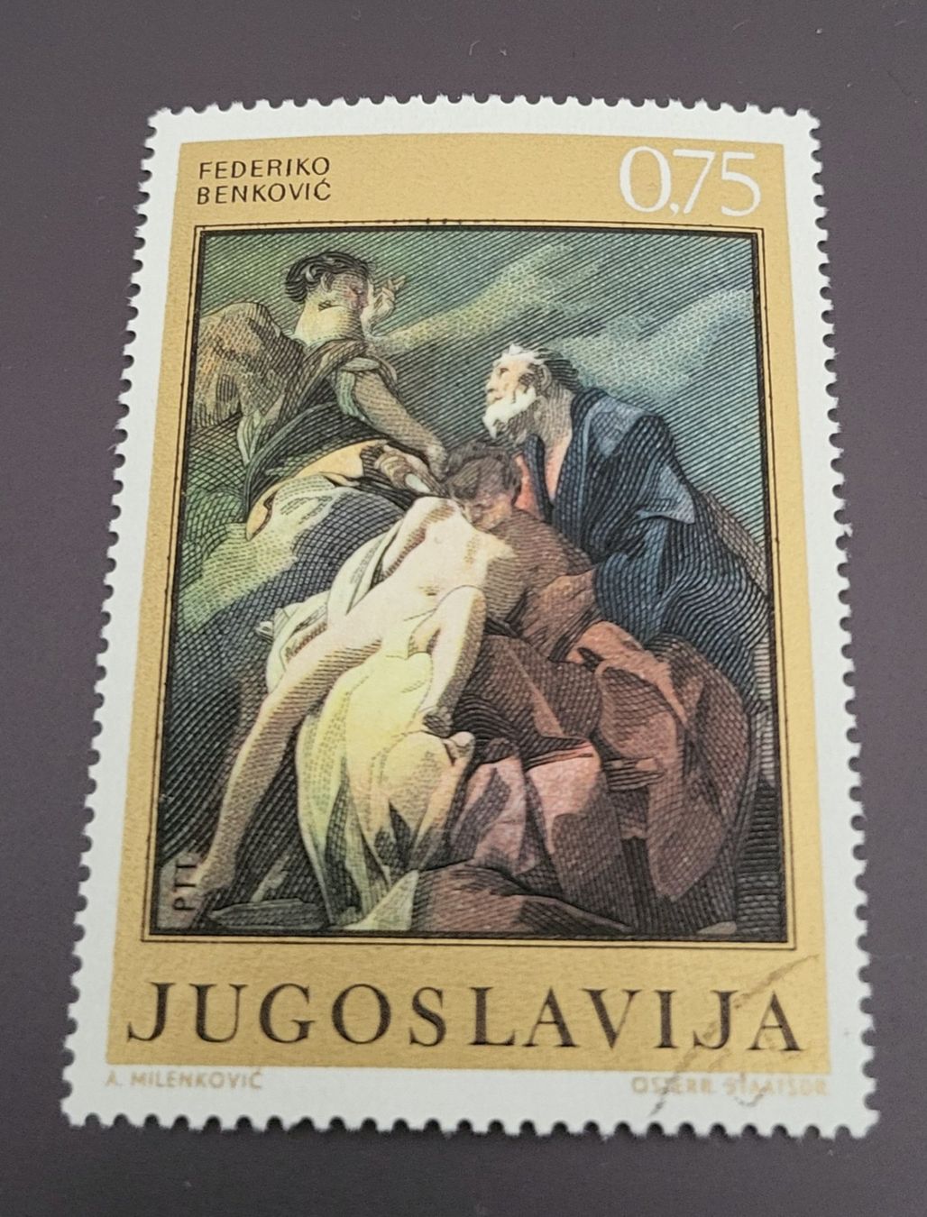 Tutti i francobolli: Jugoslawien 1970 Gemälde – Usato da St Gallen venduto da Stampsalshobby
