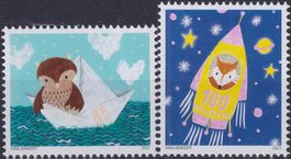 2021, Nr.1838+1839 (Tierboten) postfrisch **.