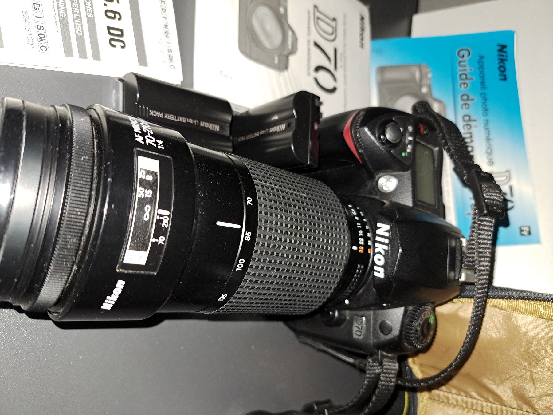 Nikon Fotocamera: Nikon D70 Reflex Kamera + 4 objectifs + sac à dos – Usato da Gimel venduto da YanR. 1