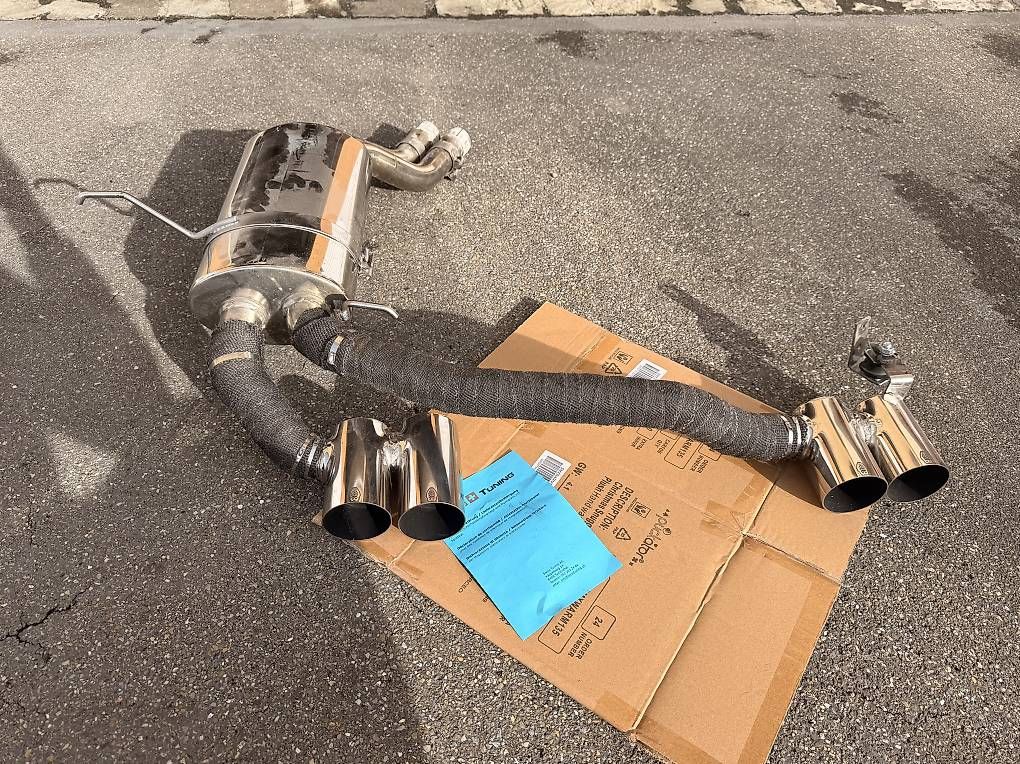 Sistemi di scarico: BMW E46 Sportauspuff Duplex – Usato da Fislisbach venduto da dreams02