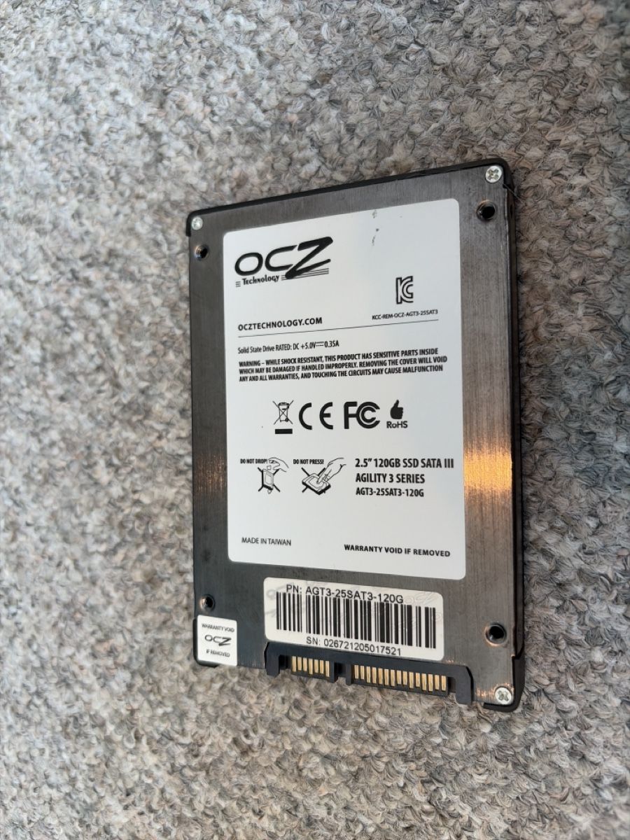 Harddisks: OCZ SSD 120GB – Gebraucht aus Kaltbrunn von Fefink 1