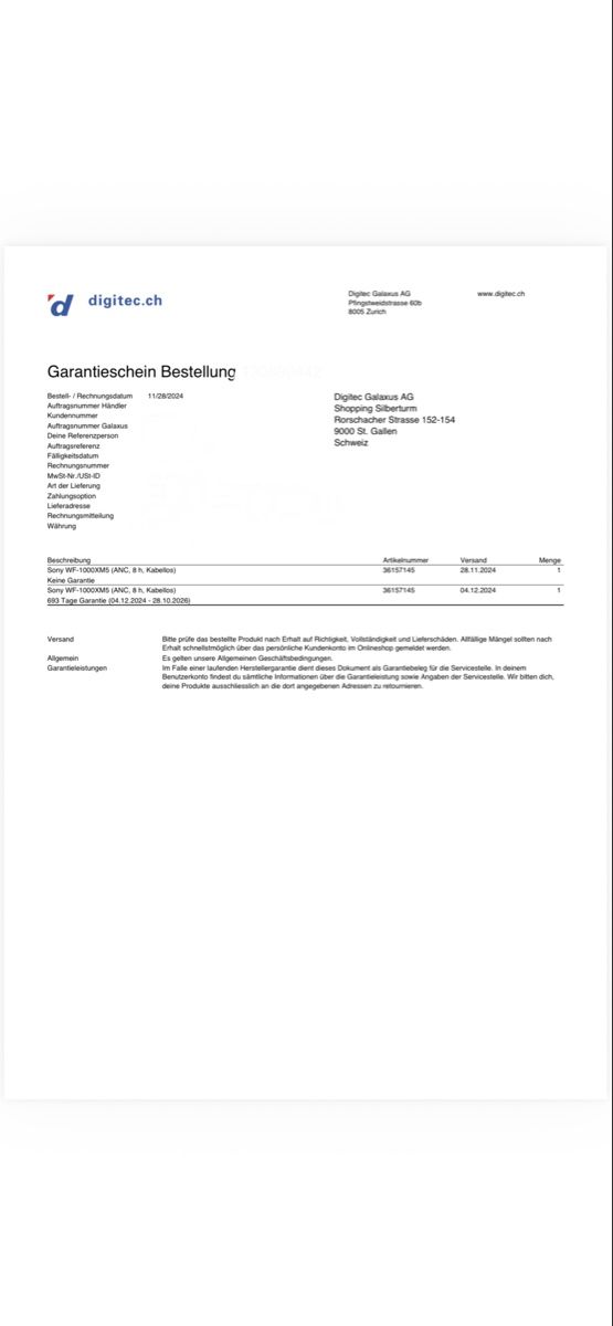 Sony Cuffie: Sony WF-1000XM5 Wireless Kopfhörer mit Case – Usato da St. Gallen venduto da Zaruhi34 6