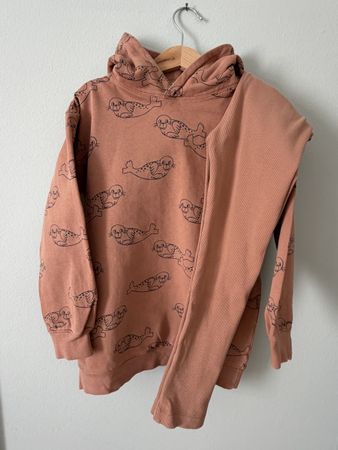 H&M Set: Pullover + Leggings Gr. 122 🦭