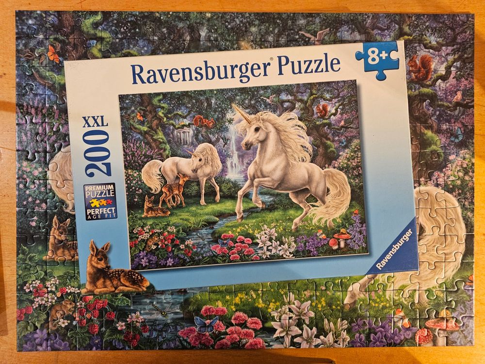 Puzzle 200 pièces XXL : Etalon noir - Ravensburger - Rue des Puzzles