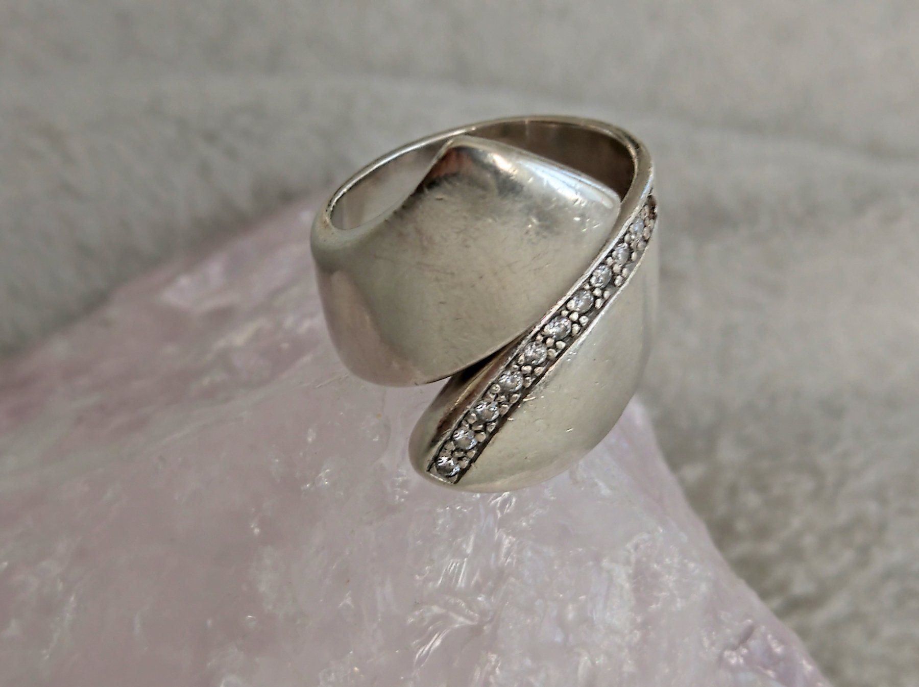 Ringe: Ring Silber 925 mit Steinen – Gebraucht aus Istighofen von Ringparadies