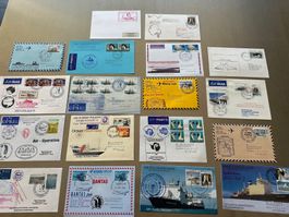 LOT EXCEPTIONNEL d'enveloppes timbrées - Océanie / Ozeanien