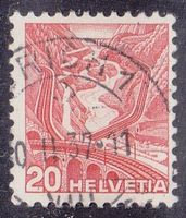1936 Landschafsbilder Nr.205y nachgestochene gest. SBK 35Fr.