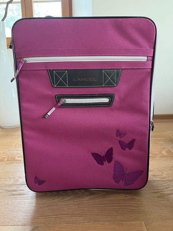 Valise Lancel toile cuir et trousse de toilette assortie Kaufen auf Ricardo
