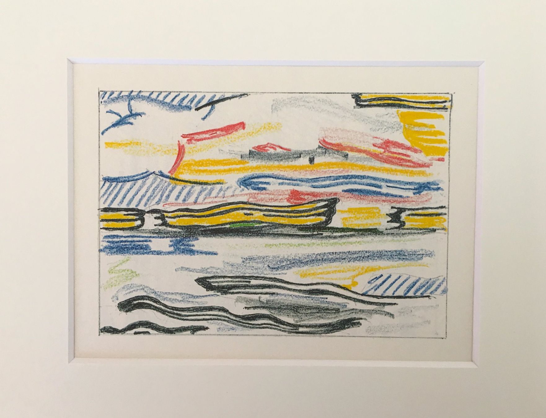 Grafiken & Lithographien: Roy Lichtenstein "Sea And Sky – Gebraucht aus Nennigkofen von Sommersonnen 2