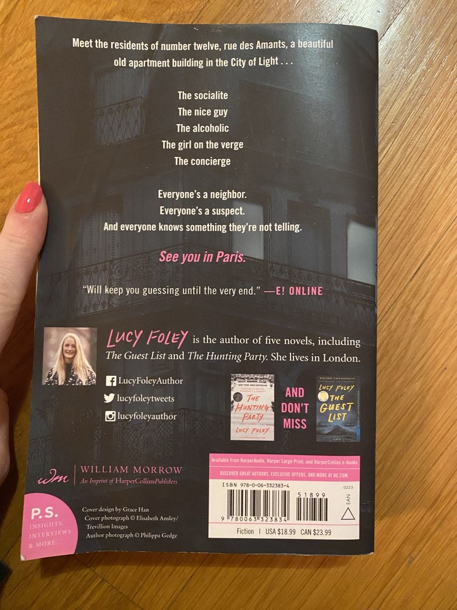 Libri: The Paris Apartment, Lucy Foley – Usato da Epagny venduto da nie_n5yb 1