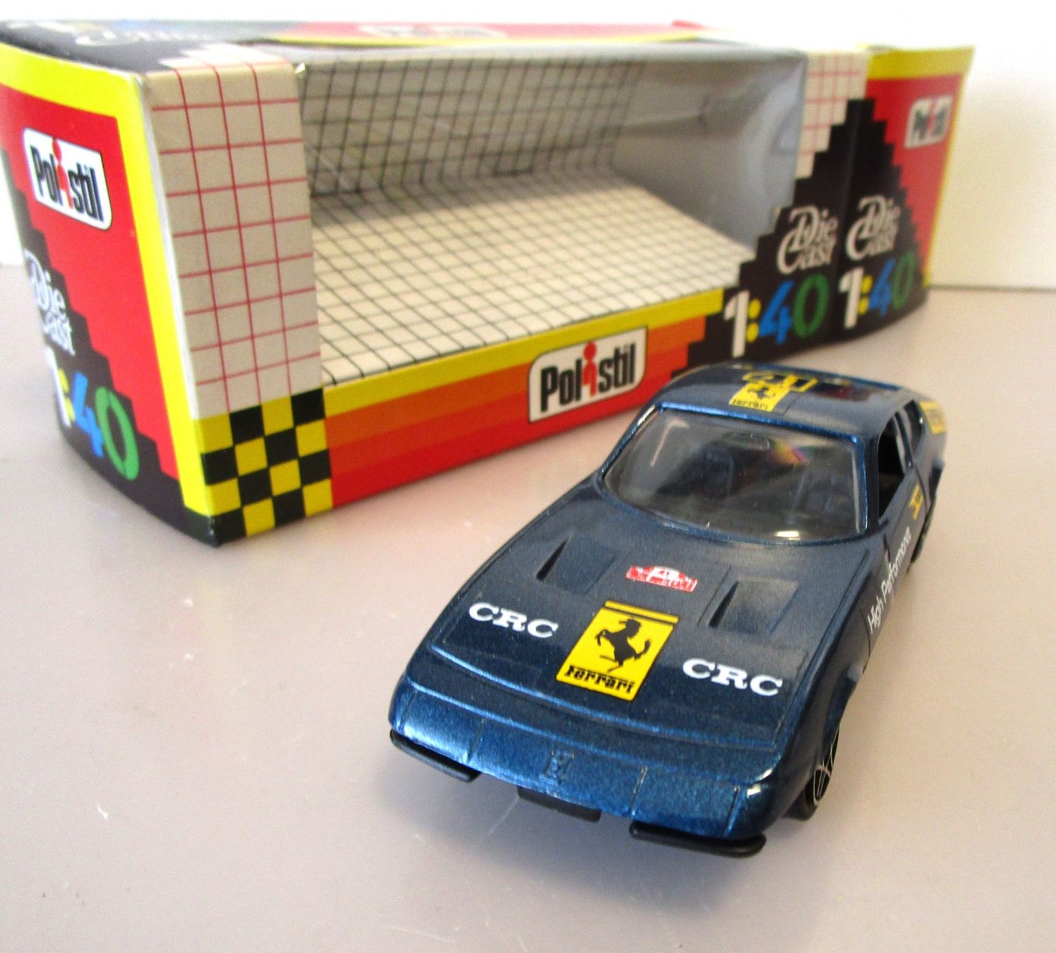 Polistil Modellini d'auto: POLISTIL FERRARI 365 GTB/4 DAYTONA - E 2002 – Nuovo e nell'imballaggio originale da Chêne-Bourg venduto da breno56 3