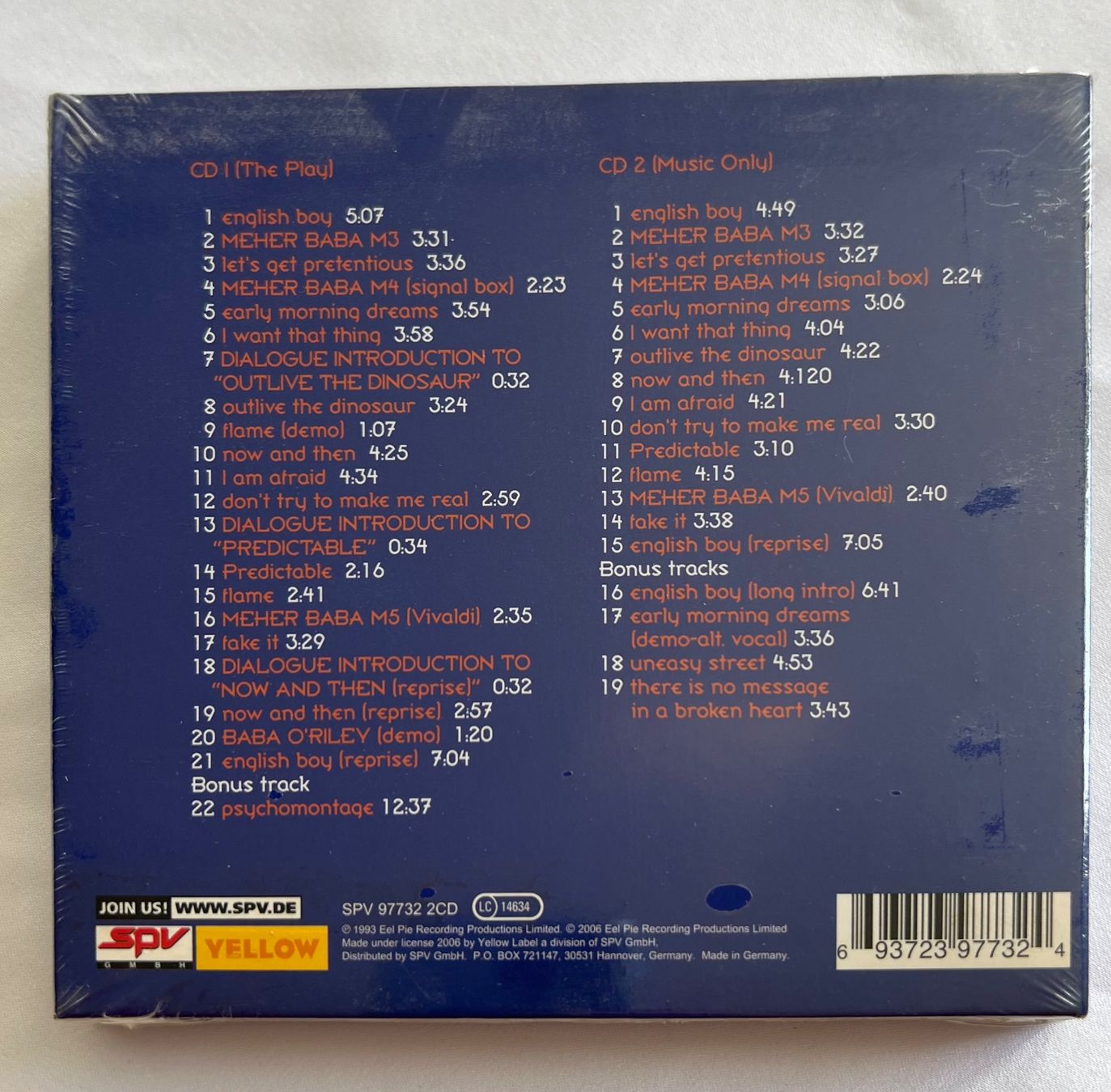 CDs: Pete Townshend - Psychoderelict / 2 CD, OVP – Neu und originalverpackt aus Schaffhausen von Mond689 2