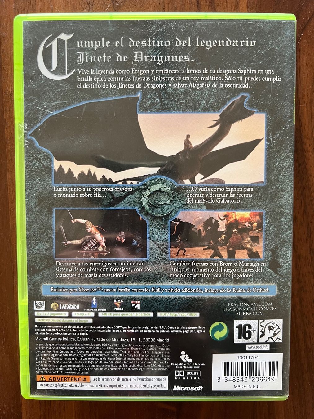 Giochi: Eragon Xbox 360 – Usato da Dübendorf venduto da CellarSeller 1