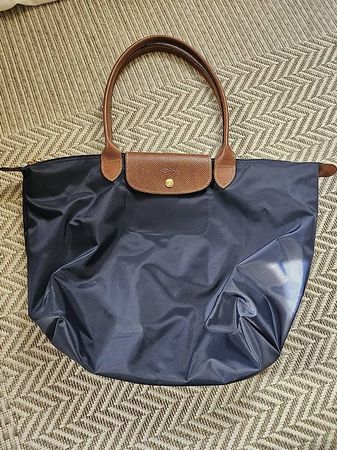 Longchamp Le Pliage Navy Medium