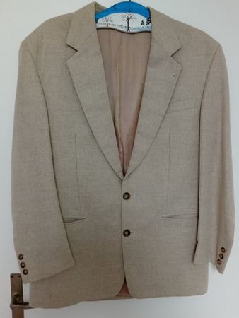 Herren Sakko Gr. 48 beige, Frühling Sommer
