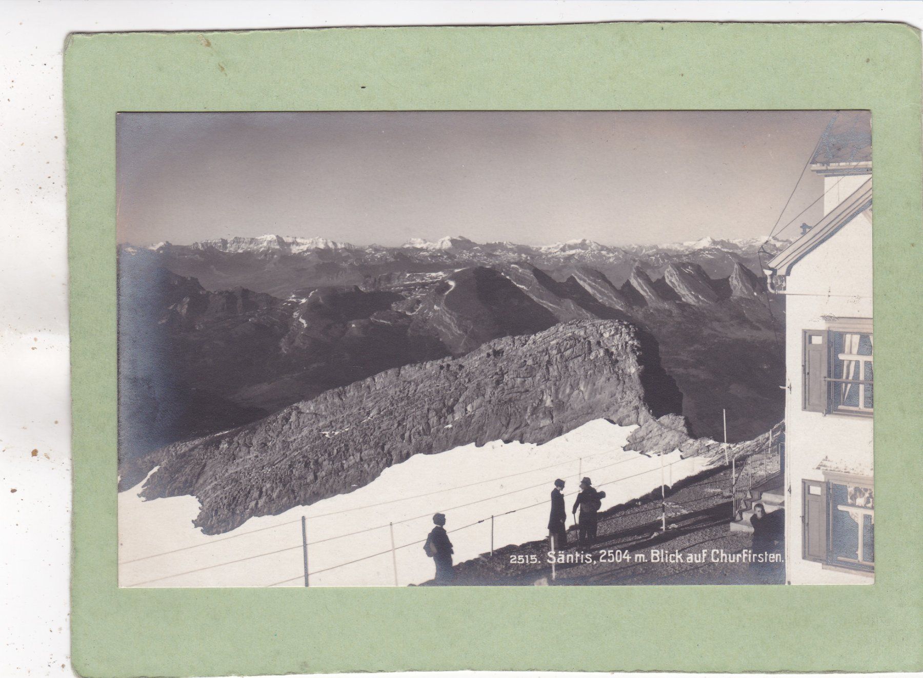 Ansichtskarten: Säntis Blick auf Churfirsten 1917 – Gebraucht aus Herisau von Lisegrat2008