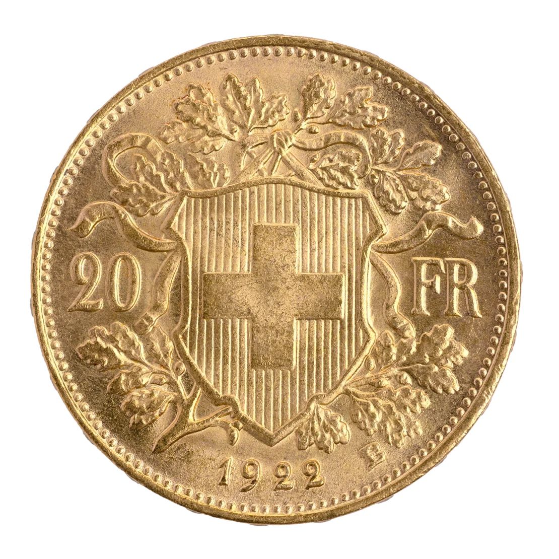 Tutti le monete: Goldvreneli 20 FR. 1922  B – Nuovo (secondo la descrizione) da Zürich venduto da Dennis056 1