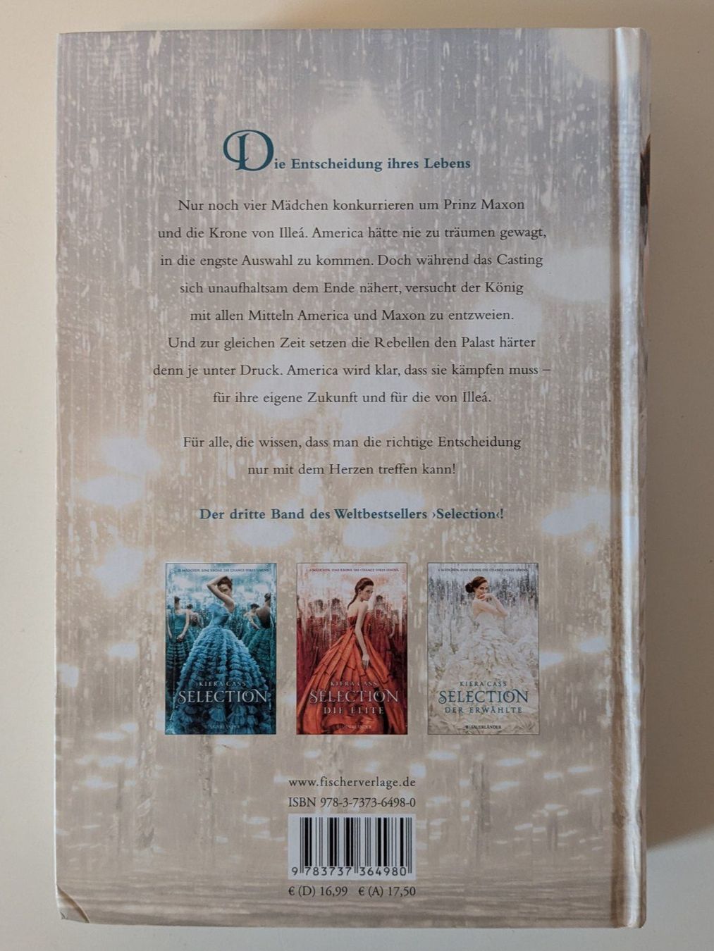 Libri: Buch Selection Der Erwählte Kiera Cass – Nuovo (secondo la descrizione) da Zürich venduto da Joba-Sell 1