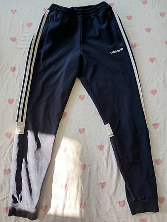 Dunkelblaue Adidas Sporthose