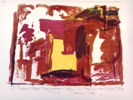 Hannes Gruber Lithographie 1/70 signiert datiert