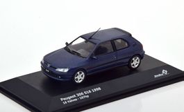 Peugeot 306 GTI 16S 1997-2000 dunkelblau met. / schwarz 1:43
